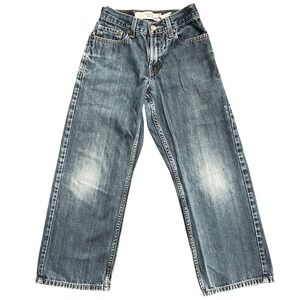 Levi Strauss Co 569 Loose Straight Jeans‎ Kids Size 10 Regular 25x25 Blue Denim